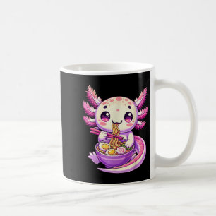 Funny Axolotl Noodle Anime Kawaii Axolotl Eating R Coffee Mug