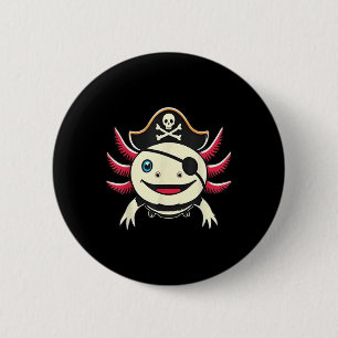 Funny Axolotl Pirate Cute Halloween Costume Tee Ad 6 Cm Round Badge