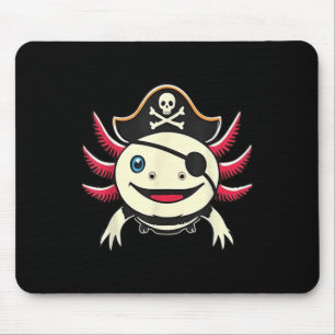 Funny Axolotl Pirate Cute Halloween Costume Tee Ad Mouse Pad