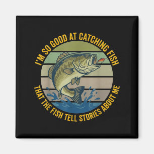 Funny B Fishing Quote Angler Snnerbait Lure Humor  Magnet