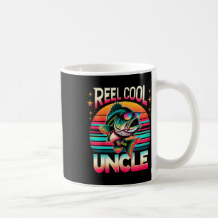 Funny B Fishing Uncle Reel Cool Uncle Father’s Day Coffee Mug