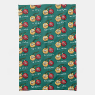 Funny Baa Humbug Sheep Christmas Cartoon Pattern Tea Towel
