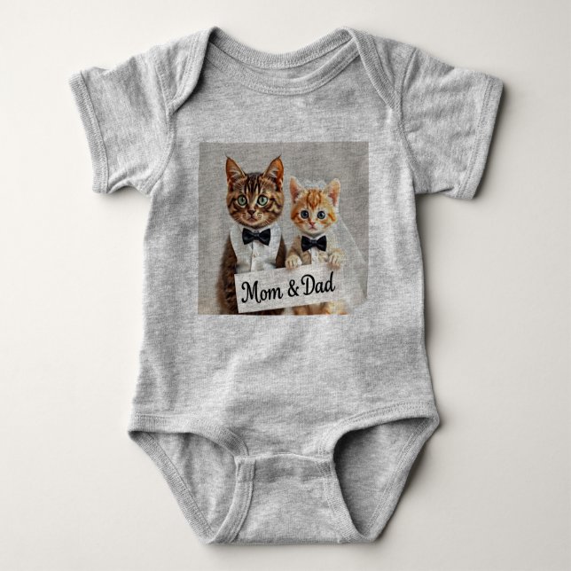 Funny Baby Baby Bodysuit (Front)