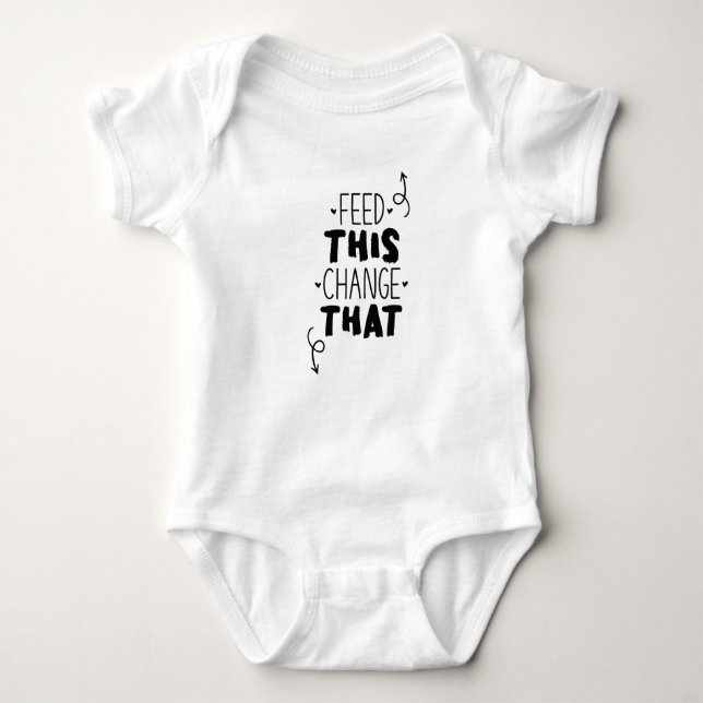Funny  baby bodysuit (Front)