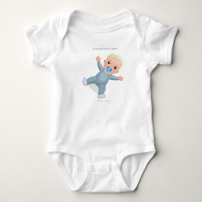 Funny baby bodysuit (Front)