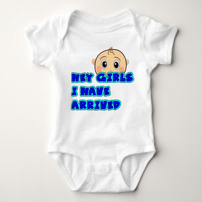funny BABY BOY JUMPSUIT (Front)