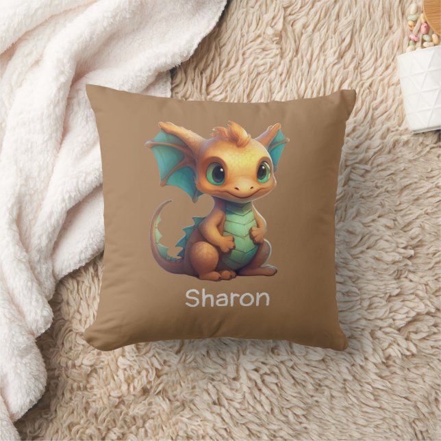 Funny Baby Dragon Chinese New Year Cushion (Blanket)