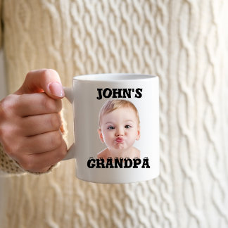 funny baby face mug