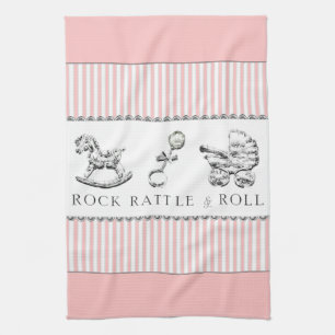Funny Baby Girl Tea Towel