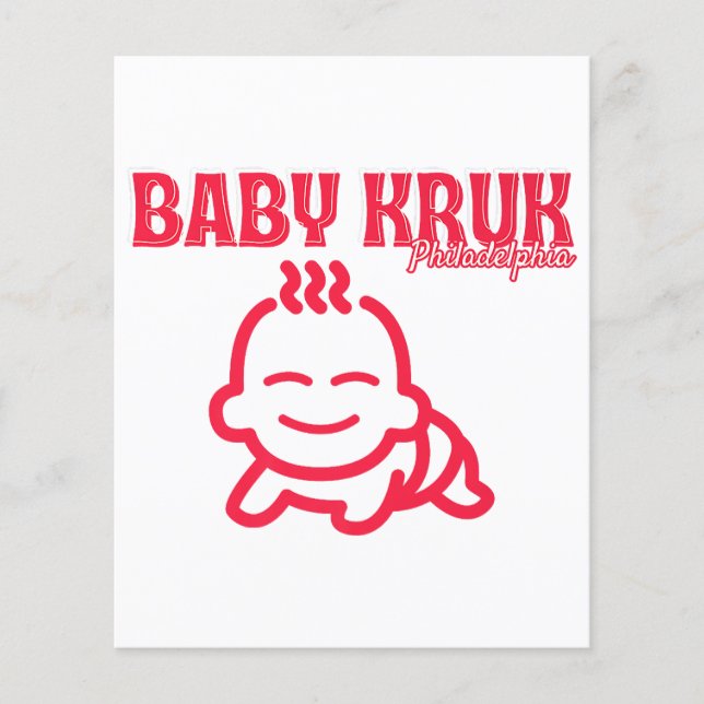 Funny Baby Kruk Philadelphia Premium  (Front)