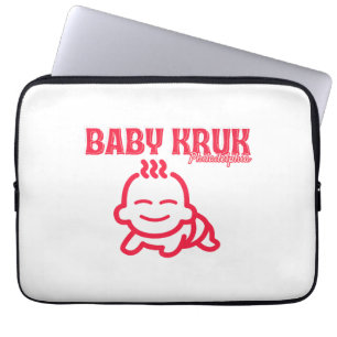 Funny Baby Kruk Philadelphia Premium Laptop Sleeve