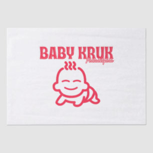 Funny Baby Kruk Philadelphia Premium Tissue Paper