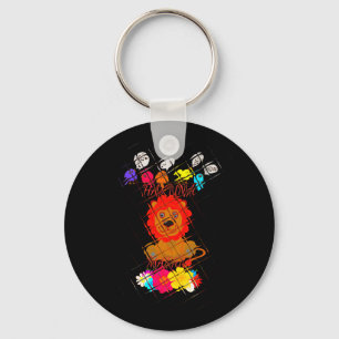 Funny Baby Lion King: Hakuna Matata Art Design Key Ring