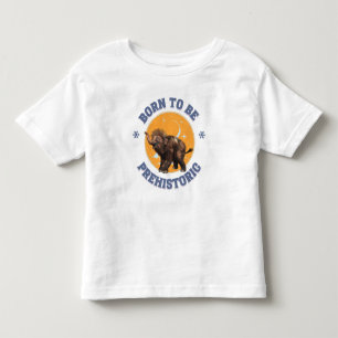 Funny Baby Mammoth Prehistoric Birthday Toddler T-Shirt
