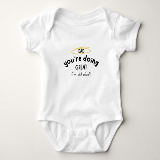 Funny Baby Outfit for Dad’s First Father’s Day Baby Bodysuit