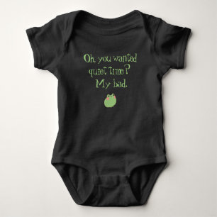 funny baby outfit gift for newborn with frog bodysuit