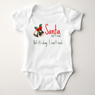 Funny Baby Santa Outfit Baby Bodysuit