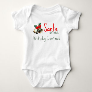 Funny Baby Santa Outfit Bodysuit