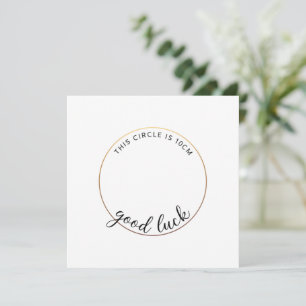 Funny Baby Shower 10 cm Pregnancy New Baby Gift Invitation