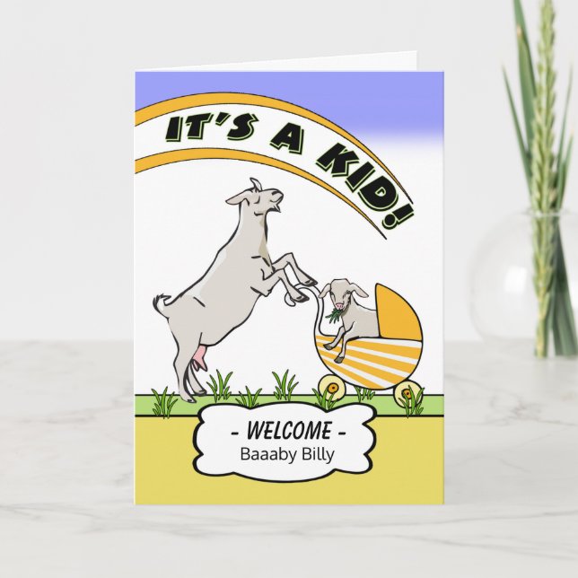 Funny Baby Shower Invitation It’s a Kid (Front)