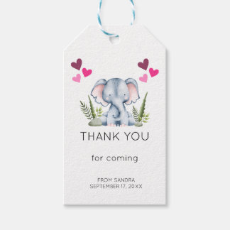 funny baby shower, thank you ultra sound gift tags