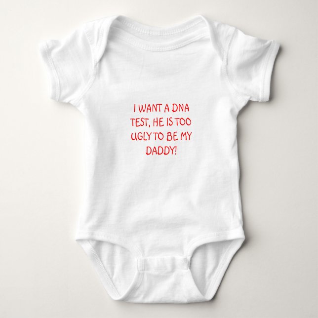 Funny Baby vest/creeper Bodysuit (Front)