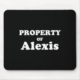 Funny Bachelor Gifts For Groom Property Of Alexis  Mouse Pad
