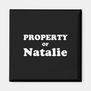 Funny Bachelor Gifts For Groom Property Of Natalie Magnet