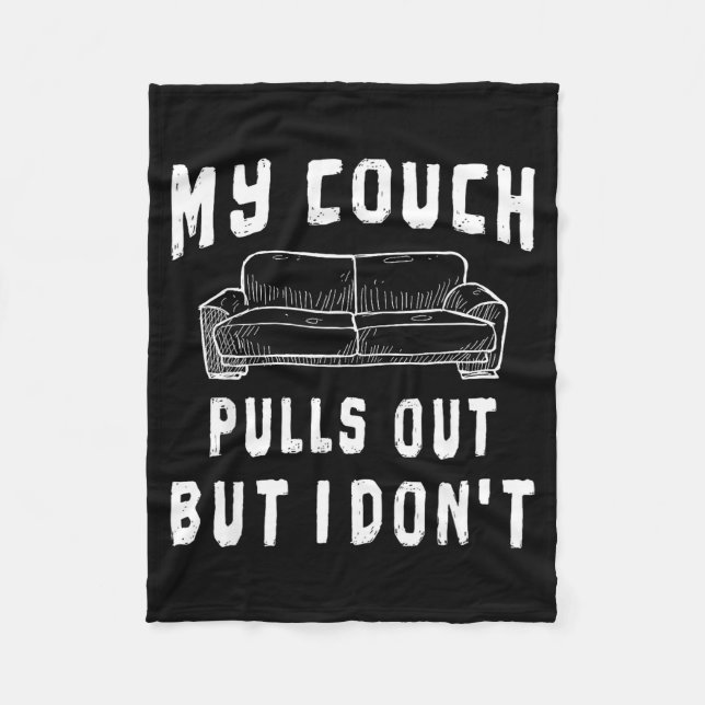 Funny Bachelor Party S Pull Out Mens Humour Sarcas Fleece Blanket (Front)