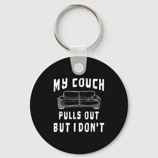 Funny Bachelor Party S Pull Out Mens Humour Sarcas Key Ring (Front)