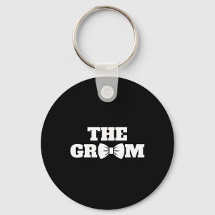 Funny Bachelor Party The Groom Wedding Party Men's Key Ring