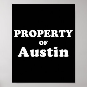 Funny Bachelorette Gifts For Bride Property Of Aus Poster