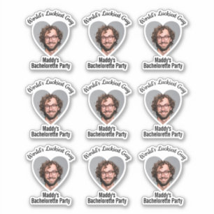 Funny Bachelorette Party Groom's Face Favour