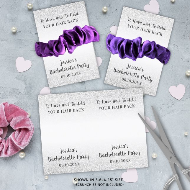 Funny Bachelorette Party Scrunchie Holder Favour Postcard (Creator Uploaded)