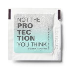 Funny Bachelorette Silver Glitter Mint Party Favou