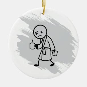 Funny Back Pain Coffee & Lidocaine Power Ornament