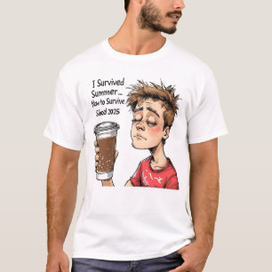Funny Back to School Coffee Lover T-Shirt 2025