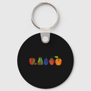Funny Back to School Cute Hungry Lover Fruits Key Ring