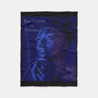 Funny Back To School Fleece Blanket