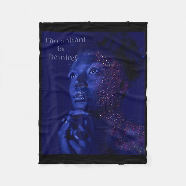 Funny Back To School  Fleece Blanket (Front)