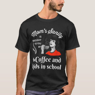 Funny Back To School Humour Mom_teachers- First Da T-Shirt