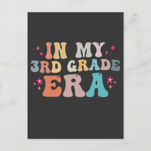 Funny Back to School In my 3rd Grade Era Teacher  Postcard
