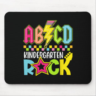 Funny Back To School Lightning Bolt Kindergarten R Mouse Pad