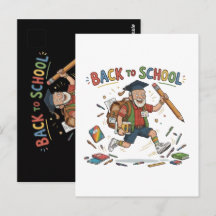 Funny Back to School Senior Student