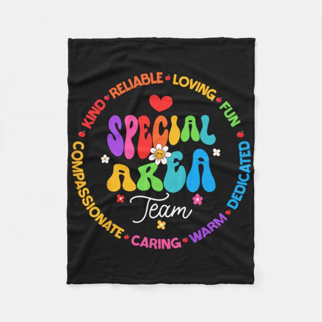 Funny Back To School Teacher Appreciation Special  Fleece Blanket (Front)