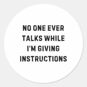 Funny Back To School Teacher Gifts Outfit Nobody T Classic Round Sticker