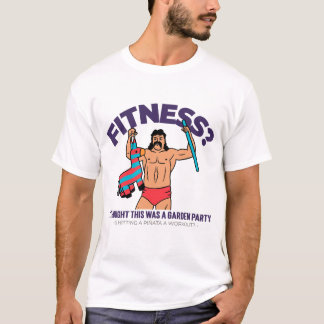 Funny Backyard Fitness Quote – Garden Party Piñata T-Shirt