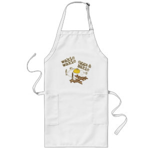 Funny Bacon and Eggs Long Apron
