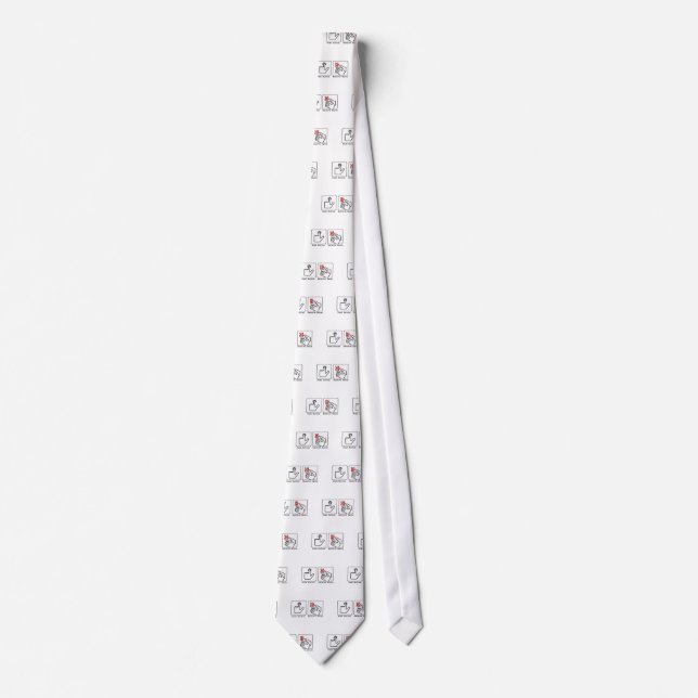 Funny Bacon Dryer Tie (Front)