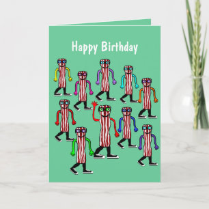 Funny Bacon & Egg Birthday Card Gift